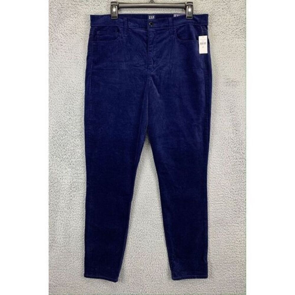 Gap Jeans Womens 32 Blue High Rise True Skinny Ankle Denim Stretch Ladies NEW